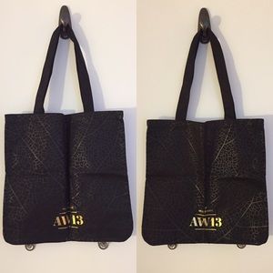 Mulberry Canvas plastisol print tote